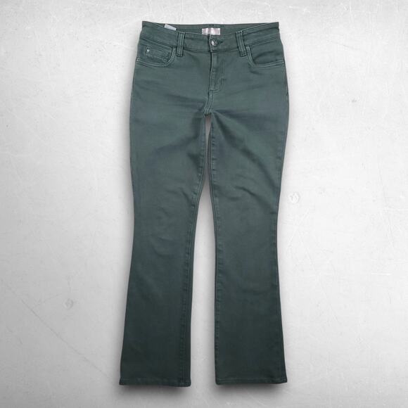 Kut from the Kloth Denim - KUT from the Kloth Natalie Bootcut Jeans Women Size 6 Green Stretch Denim